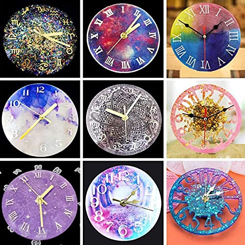 Clock Resin Mold - Clock Silicone Resin Mold Clock Molds Silicone Mold Handmade for Resin Casting Epoxy Resin DIY Jewelry Making (12 Constellations)
