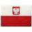 Poland Flag Embroidered Swallow Bird Emblem Polish Iron On Sew On Polska National Patch