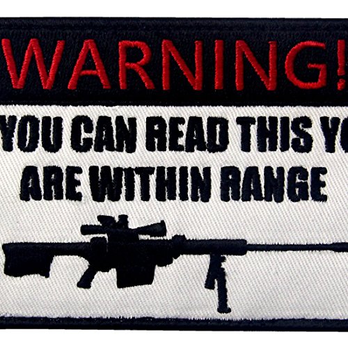 If You Can Read This You are Within Range Tactical Military Morale Applique Fastener Hook & Loop Patch
