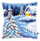 Vervaco Cross Stitch Kit: Cushion: Winter Scenery, Cotton, NA, 40 x 40cm