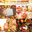 30Pcs Thanksgiving Fabric Assorted Fabric Fall Fabric Bundles Pumpkin Turkey Maple Fabric Plaid Quilting Fabric 10 x 10 Inch Thanksgiving Fabric Square Sheet for DIY Craft Quilting Sewing