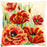 Vervaco Cross Stitch Cushion Kit Poppies II 16" x 16"