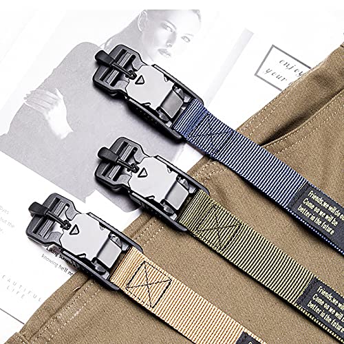 Magnetic Quick-Release Buckle Replacement – 1 Inch 2 Pack Magnetic Buckle Snaps for Tactical Backpack Strap Belt Buckle Military Accessories Black TXZWJZ