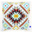 Vervaco Cross Stitch Embroidery Kits Pillow Front for Self-Embroidery with Embroidery Pattern on 100% Cotton and Embroidery Thread, 15,75 x 15,75 Inches - 40 x 40 cm, Geometric Ethnical