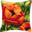 Vervaco Cross Stitch Cushion Kit Orange Flower 16" x 16"