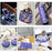 3 Rolls/ 6.6 Yards Self-Adhesive Crystal Rhinestone Diamond Ribbon, 2 mm Rhinestones for Arts Crafts, DIY Computer Water Bottle Makeup Table Decoration (Sapphire)