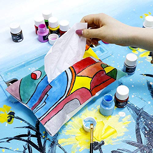 Mont Marte Signature Fabric Paint, 24pc x 20ml (0.7oz), Suitable for DIY Fashion and Homewares