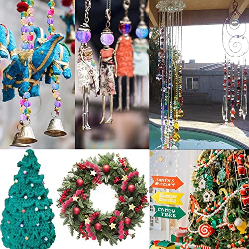 PH PandaHall 1440pcs Crackle Glass Beads, 24 Color 6mm Lampwork Crystal Bead Handcrafted Bracelet Beads for Summer Beading Friendship Bracelet Mother Jewelry Making Christmas Ornament