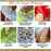 Temlum 6 Pcs Diamond Painting Coasters with Holder, DIY Mandala Coasters Diamond Art Kits for Beginners, Adults & Kids Small Diamond Painting Craft Supplies