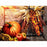 Diy Paint By Numbers for Adults Diy Oil Painting Kit for Kids Beginner -Pumpkin Corn Thanksgiving Day Harvest,16"X20"