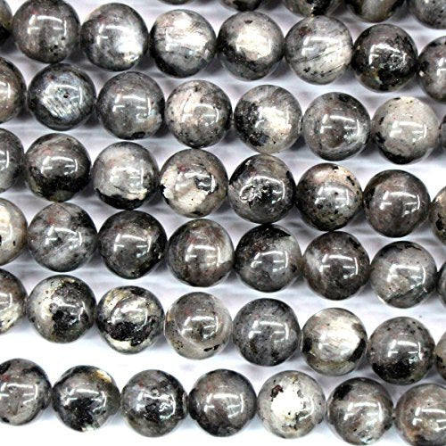 Natural Black Labradorite Round 12mm Gemstone Jewelry Making Beads Findinds Supplies
