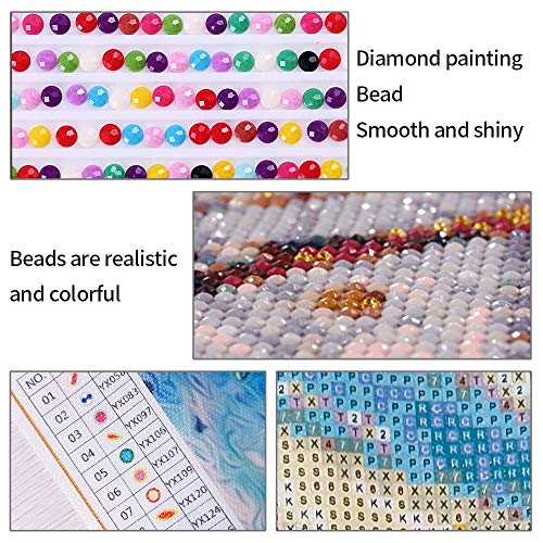 GZKLSMY Diamond Painting Kits for Adults - Bee Full Drill Craft Crystal Rhinestone Embroidery Cross Stitch,DIY 5D Paint by Numbers for Adults Beginner,Home Wall Decor