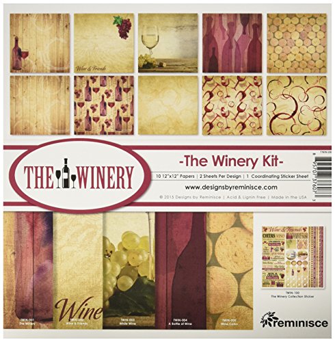 Reminisce The Winery Collection Kit Multicolor, 12" by 12"