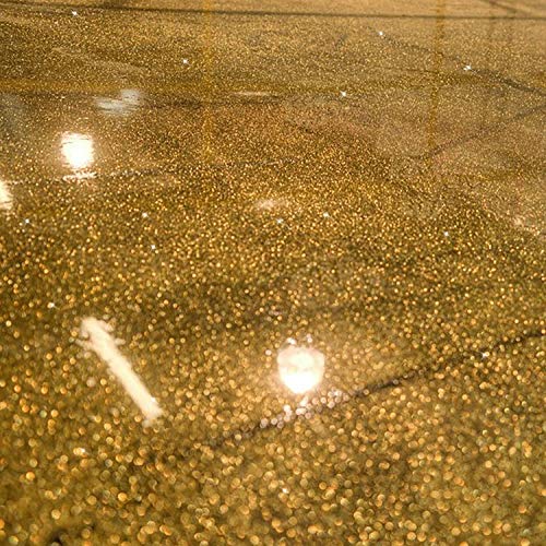 Hemway Polyurethane & Epoxy Resin Glitter 100g / 3.5oz Metallic Crystal Flake Additive for Flooring Jewelry Tumblers Glass Pigment - Fine (1/64" 0.015" 0.4mm) - Bronze Brown