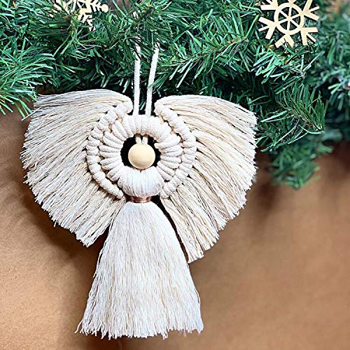 DIY Macrame Kit for Beginner Adult and Teenagers, Macrame Angel Nursery Decor Craft, Complete Macrame Starter Craft Supplies Set with Step by Step Pattern Guide