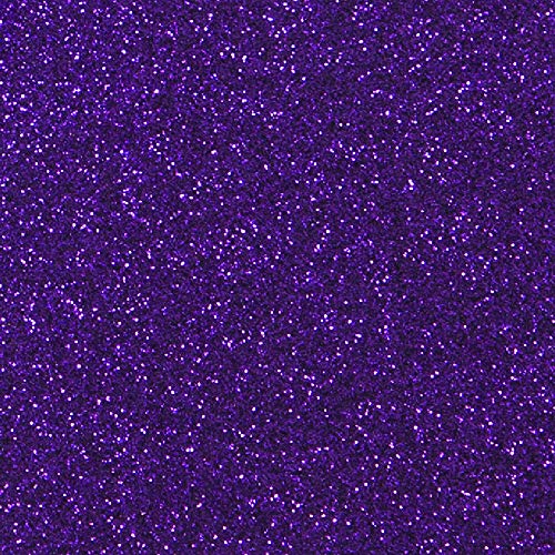 Purple Glitter Heat Transfer Vinyl 8 ft. Roll HTV - Easy to Weed Tshirt Iron on Vinyl for Silhouette Cameo, Cricut, Heat Press, All Craft Cutters by Craftables