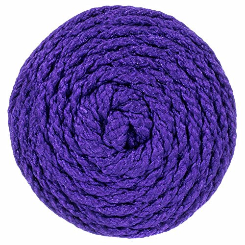 Bonnie 6mm Crafting Cord - for Macramé and Other Crafts - 100 Yard Spools (Purple)