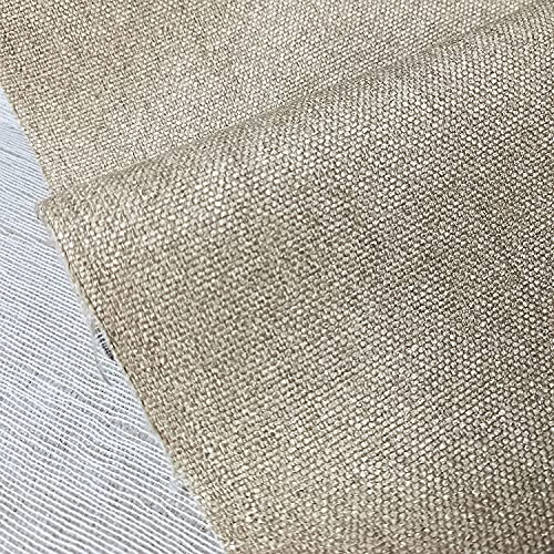 11OZ Polyester Blend Upholstery Sewing Fabric by The Yard Width 57 Inches Khaki