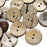 Chenkou Craft 100pcs 7/8"(22mm) Brown Natural Coconut Shell Coco Button 2 Holes Craft Clothe Sewing (7/8"(22mm))