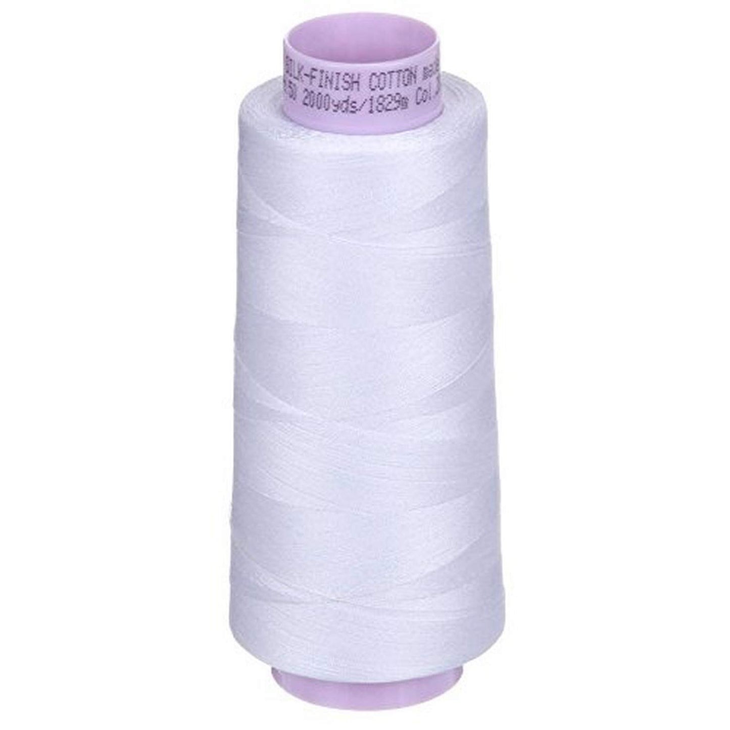 Mettler Silk-Finish Cotton Thread, 2000 yd/1829m, White