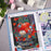 UPINS A3 Diamond Painting Storage Book, 2Pack 30 Pages Diamond Art Painting Portfolio Presentation Storage Book Folder Clear Pockets Large Portfolio Folder 11.8 X15.7inches (Blue + Pink)