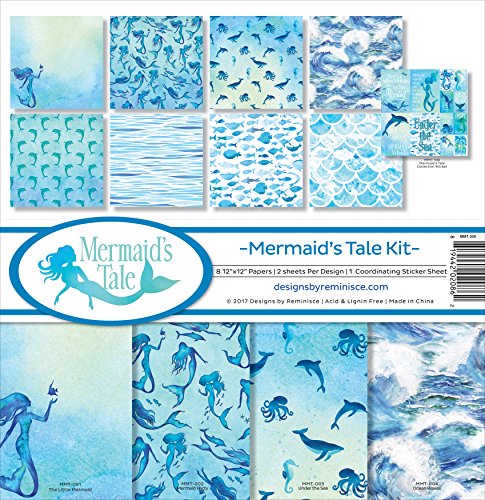 Reminisce Mermaid's Tale Scrapbook Collection Kit