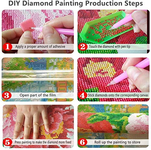 LVIITIS DIY 5D Diamond Painting Squirrel and Bird Kits for Adults Full Drill,Diamond Arts Dots Pictures Arts Craft for Home Wall Decor(12 * 14inch/30 * 40cm)