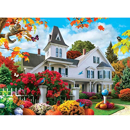 TOCARE 5D Diamond Painting Kits for Adults 45x35cm Round Full Drill Painting with Dotz October Skies