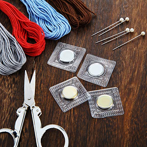 25 Pairs Hidden Sew Magnetic Snap Invisible Hidden Sew in PVC Hidden Purse Closure for Fastener Handbag Cloth Clasp DIY Craft Sewing Tools