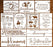 Kitchen Stencils for Painting Farmhouse Kitchen Measurement Conversion Stencils Country Kitchen Coffee Tea Bar Drawing Templates