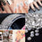 Onwon 1440 Pieces SS6 / 2mm Clear Crystal Flat Back Brilliant Round Rhinestones Glass Stones Glitter Gems Transparent Faux Diamond (Clear)