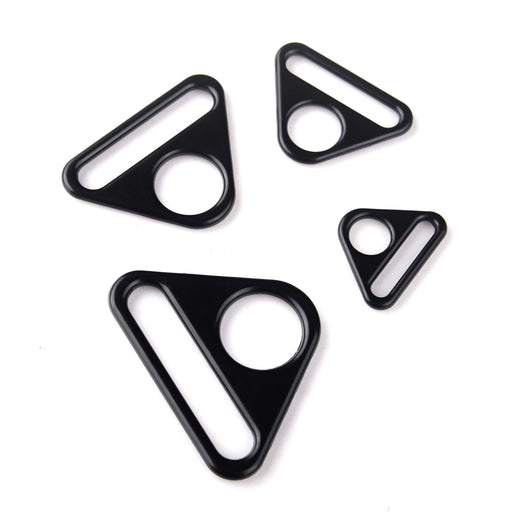 TiSuit 12Pcs 1" Triangle Buckle Adjuster D Ring for Strap purse bag hardware accessories