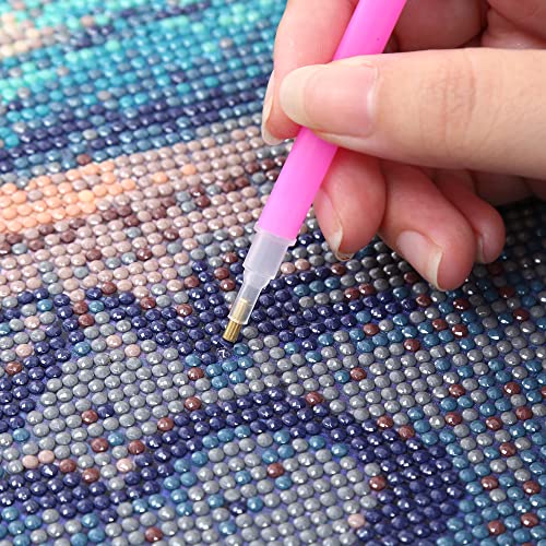 Mingming 25 Pieces 5D Diamonds Painting Tools and Accessories Kits with Diamond Painting Corrector and 4 Diamond Pen for Adults or Kids (25PCS)