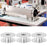GLOGLOW 100pcs Sewing Machine Bobbins, Universal Aluminum Thread Bobbins Empty Spool Industrial Flat Sewing Machine Metal Replacement Parts