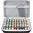 Model Paint Storage Case Compatible with Testors Paint Set, Paints Organizer Carrying Bag Holds 60 Bottles with 9 Fine Detail Miniatures Paint Brushes, Enamel Paint Container- Paint Not Included