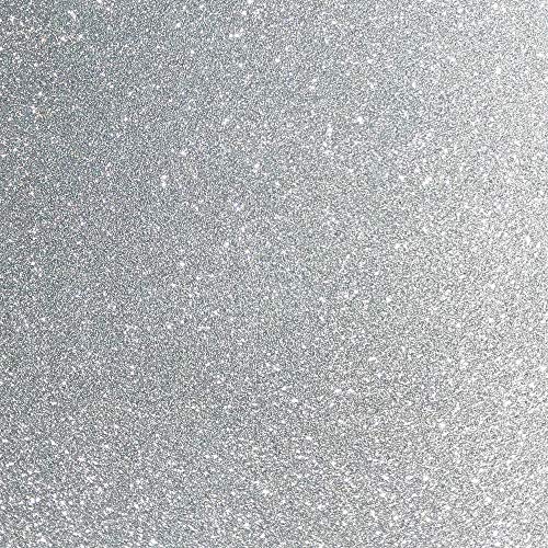 MirriSparkle Silver Glitter Cardstock Paper from Cardstock Warehouse 12 x 12 inch- 16 PT/280gsm - 10 Sheets