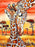 DIY 5D Diamond Painting Kits Animal, Diamntrum Diamond Painting by Numbers Giraffe, Crystal Rhinestone Embroidery Pictures Arts Kits Diamond Painting Kits for Gift Home Wall Decor 12x16 Inch