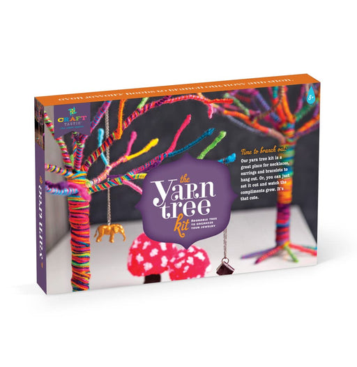Craft-tastic – Yarn Tree Kit – Craft Kit Makes One 18" Tall Jewelry Organizer