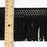 4-Yards 4" Vintage Knotted Cotton Fringe, TR-11873 (Black)