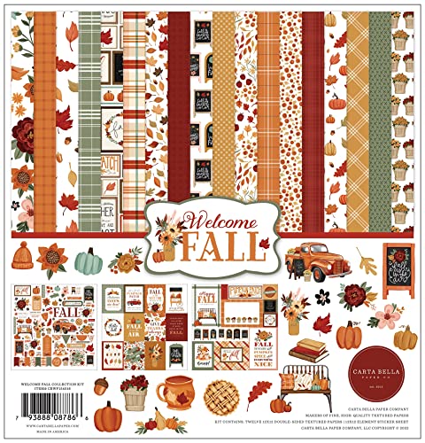 Carta Bella Paper Company Welcome Fall Collection Kit, Multicolor