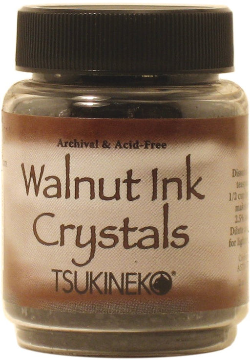 Tsukineko WIINK001 Walnut Ink Crystals 2 Ounces/Jar-