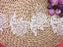 8.5CM Width Europe Floral Motifs Boho Pattern Inelastic Embroidery Lace Trim,Curtain Tablecloth Slipcover Bridal DIY Clothing/Accessories.(2 Yards in one Package) (White)