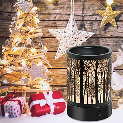 Hituiter Electric Wax Melt Warmer with Timer Fragrance Warmer for Scented Wax Melts Classic Timing3/6/9 H Night Light Design Home Accessories (Timer Warmer)