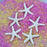 LJY 25 Pieces Beige Resin Pencil Finger Starfish for Wedding Decor, Home Decor and Craft Project, 2.3 Inches