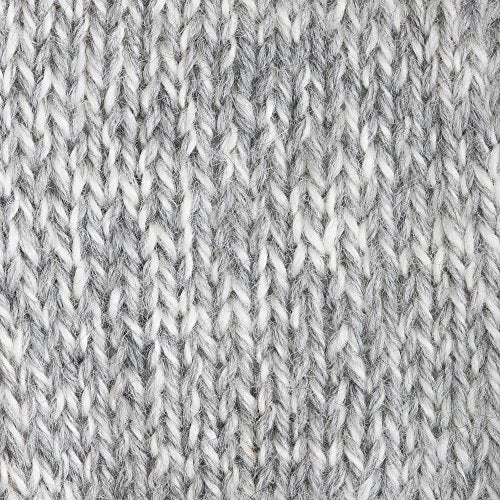 Patons Classic Wool Yarn, 3.5oz, Gauge 4 Medium, 100% Wool Light Grey Marl - For Crochet, Knitting & Crafting