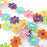 Tegg Daisy Lace 5 Yards 25mm/1inch Wide Colorful Daisy Flower Venise Trim Ribbons for Sewing or DIY Craft Decoration