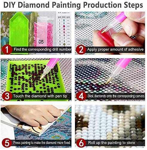 DIY 5D Diamond Painting Kits University Logo for Adults Crystal Rhinestone Pictures Arts Craft for Home Wall Decor Full Drill 12x16 Inch (Longhorns)