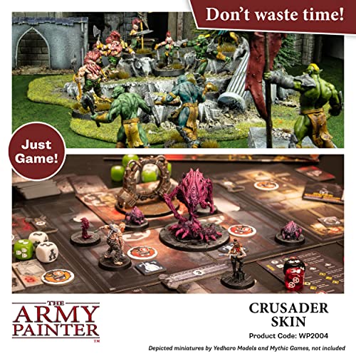The Army Painter Crusader Skin Speedpaint- Acrylic Non-Toxic Heavily Pigmented Water Based Paint for Tabletop Roleplaying, Boardgames, and Wargames Miniature Model Painting
