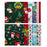 LUTER 18×22 inch/45×55cm 10pcs Christmas Theme Fabric Christmas Fat Quarter Pure Cotton Fabric Bundle for DIY Decorations, Christmas Series Supplies, Patchwork