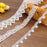SEWDIYTR White Lace Trim 7 Yards Venice Lace Trim, Lace Sewing for Garters, Lace Choker, Headbands, Skirts, Doll Dress 0.75 inch